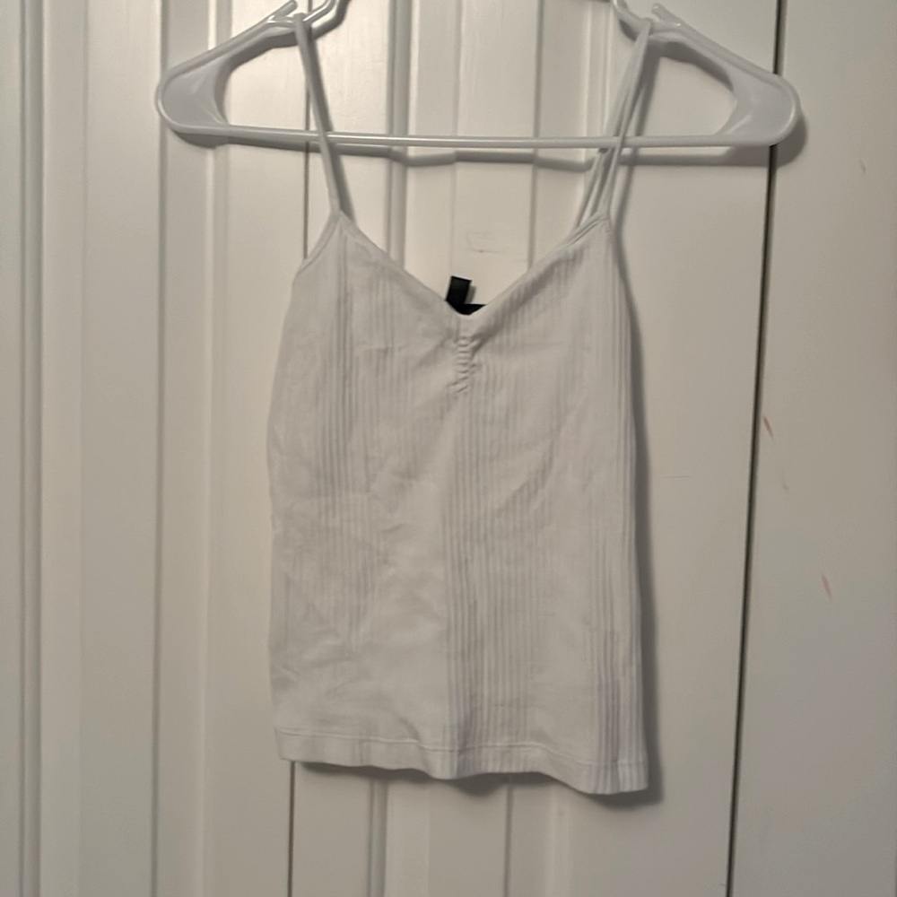 Top shop white tank top size US 6 and UK 10